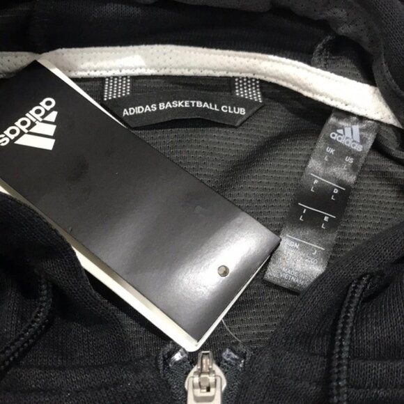 Adidas 365 Lightweight Full Zip Basketball Hoodie - Picture 5 of 6